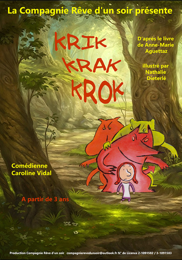 Les spectacles du mois à découvrir avec les enfants KRIK KRAK KROK