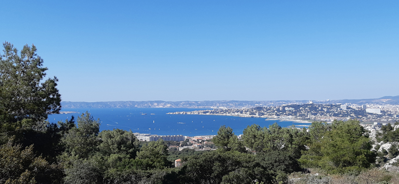 Vue Marseille de Campagne Pastré