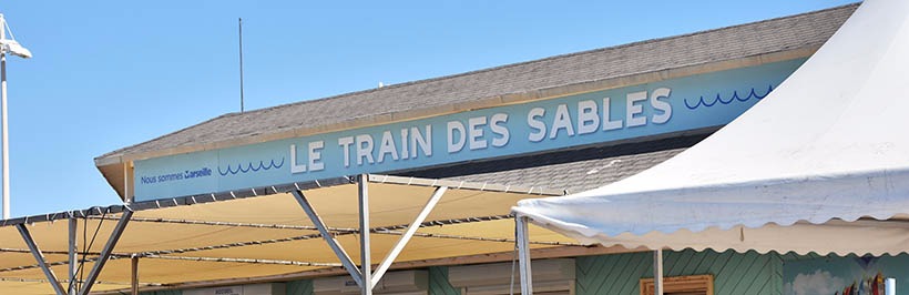 Le train des sables à Marseille
