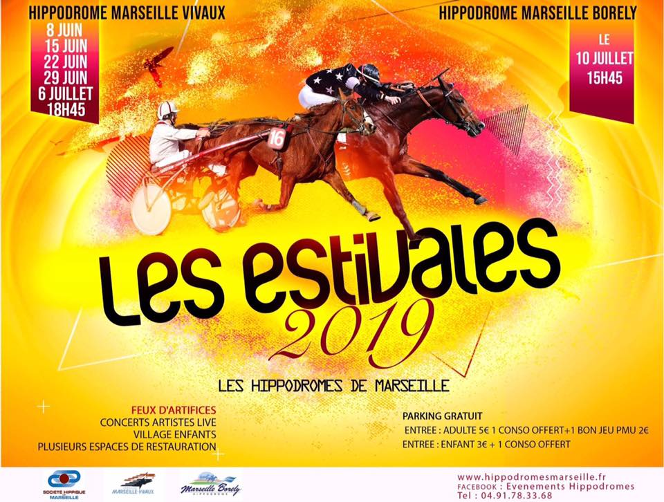 Les estivales de l'hippodrome Pont de Vivaux Les estivales 2019, Hippodrome, Marseille