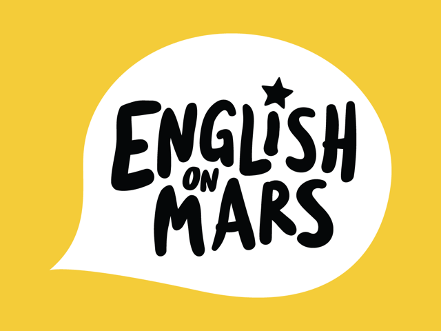 English on mars Logo English on mars