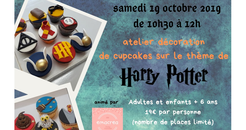 Où fêter Halloween à Marseille ? Atelier cupcakes Harry Potter