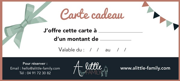 carte cadeau A Little Family