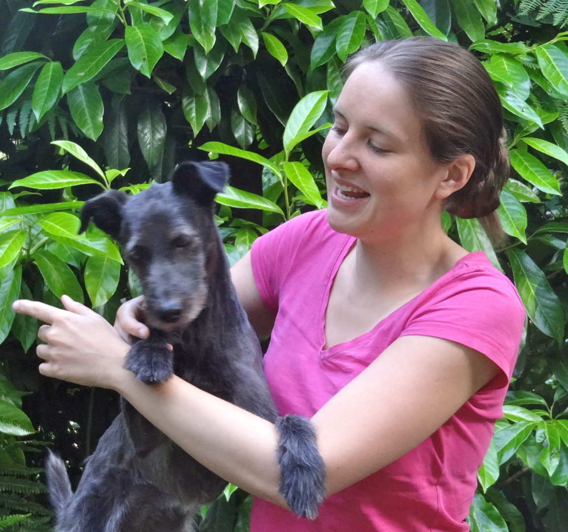 Motricité avec une chienne pour les 2,5 – 5 ans Atelier motricité chien enfant