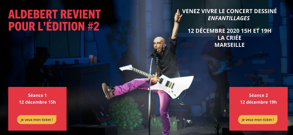 Festival Tous en sons! Aldebert concert dessiné