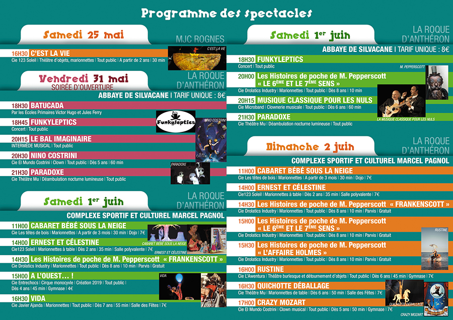 Programme 2019 Kidélires