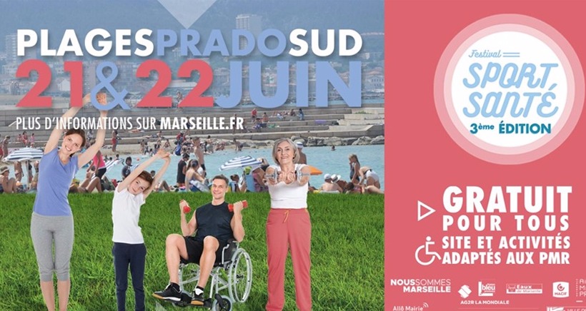 Festival Sport Santé sur les plages du Prado Festival Sport Santé