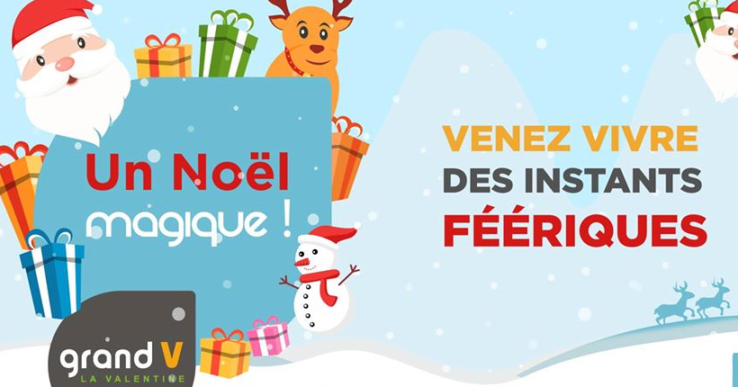 Un Noël animé chez Grand V Noel magique grand v