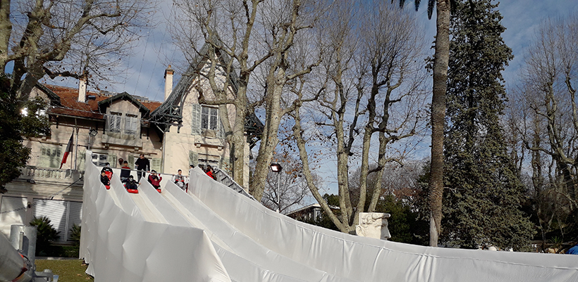 Les Patinoires autour de Marseille Noel à Bagatelle 2019 : piste de luge