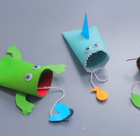 Activité créative enfant rouleau papier