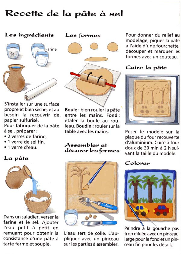 Pâte à sel, activité à faire avec les enfants