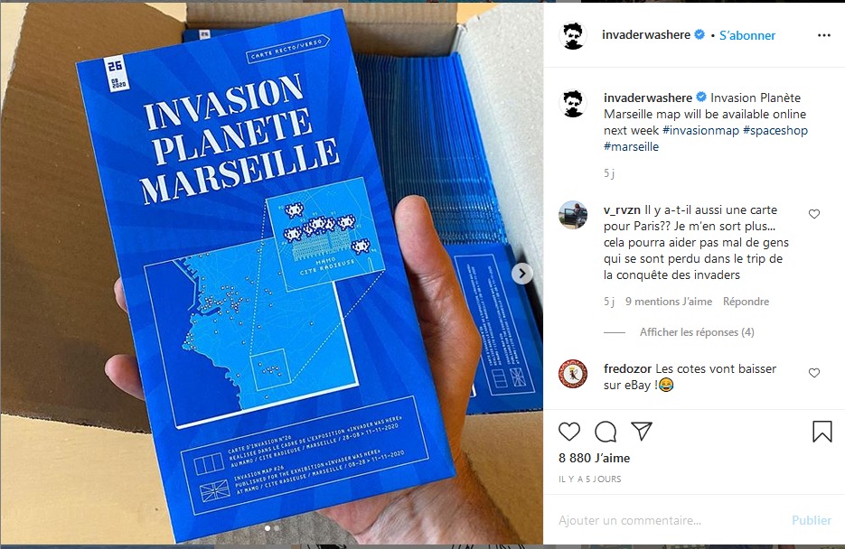 Carte Invasion Space Invenders