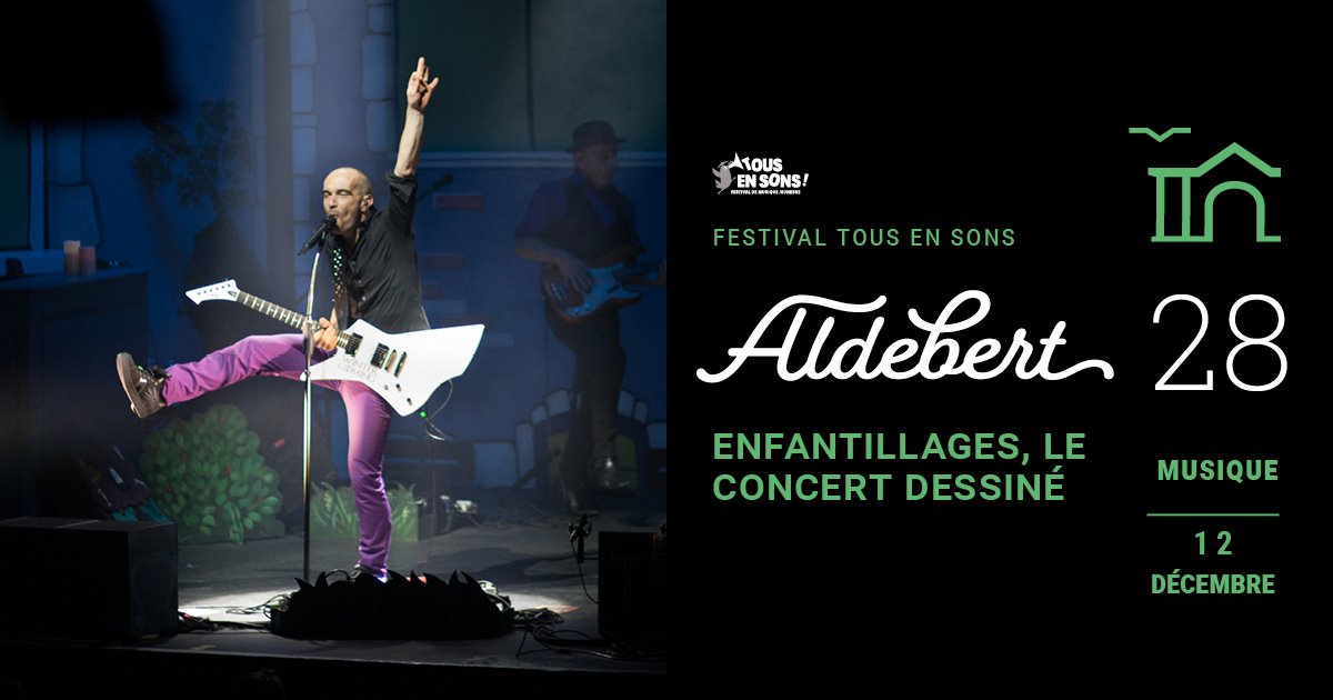 Aldebert concert dessiné