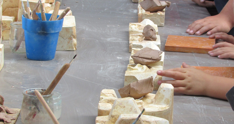 Fabriquez un santon aux Baux de Porvence