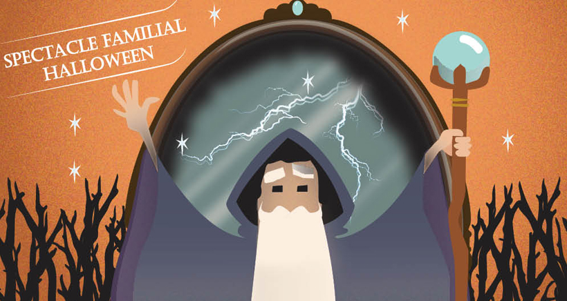 Merlin l'enchanteur et le miroir maudit Halloween-buzine