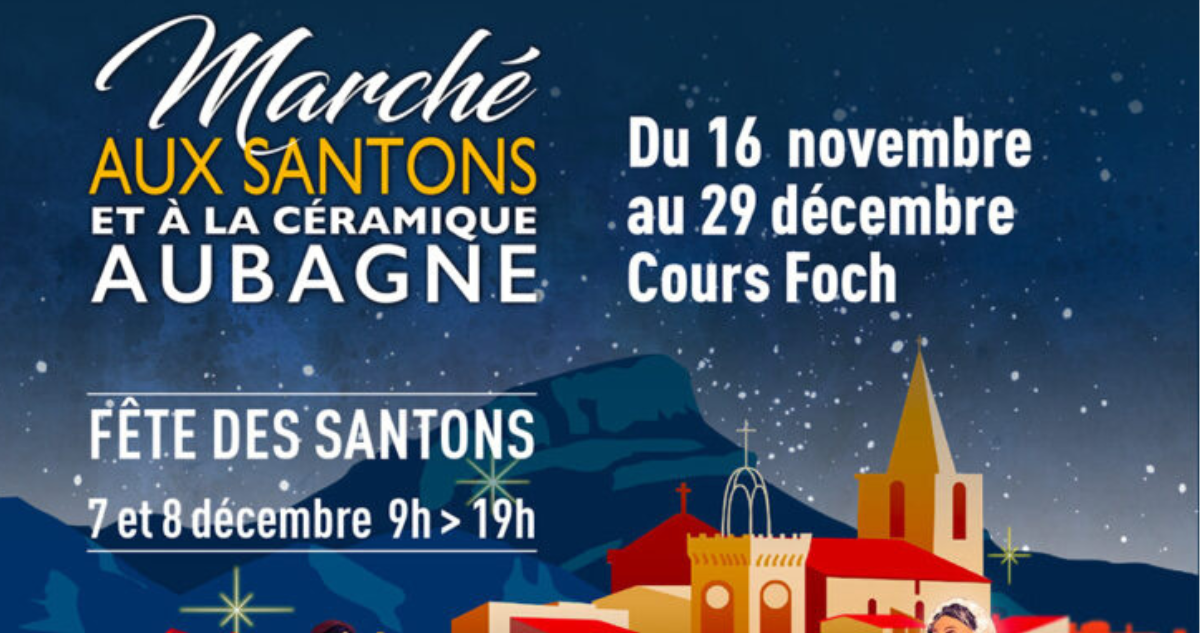 Le marché au santon et à la céramique Aubagne