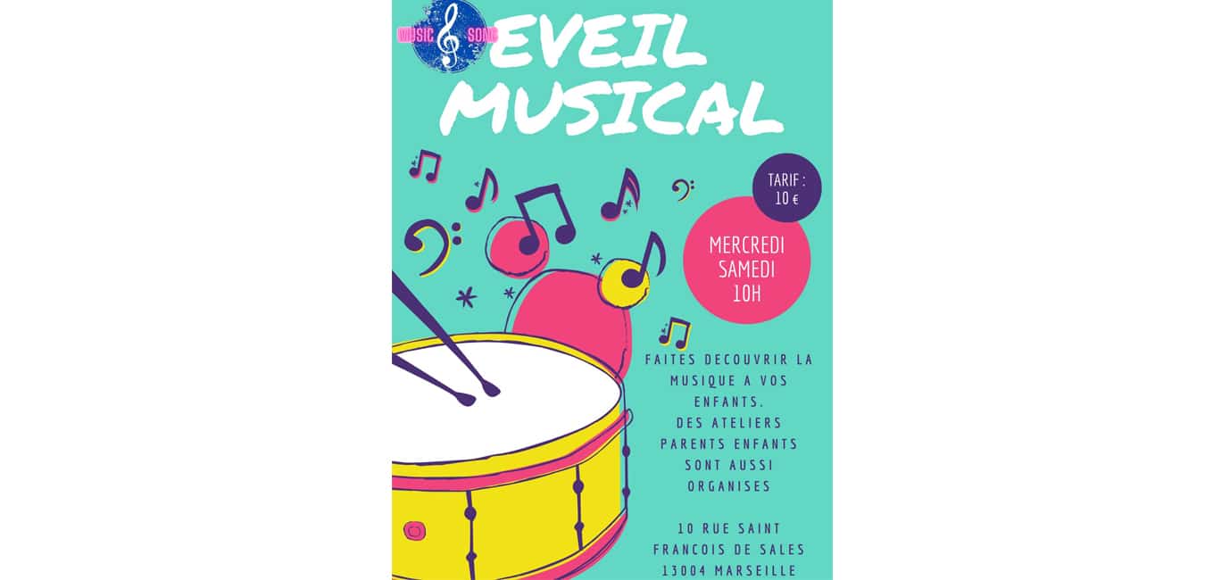Atelier éveil musical enfant Music et Song