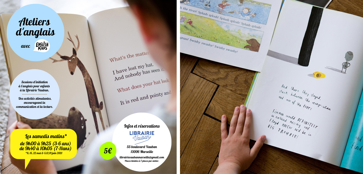 atelier anglais librairie Vauban