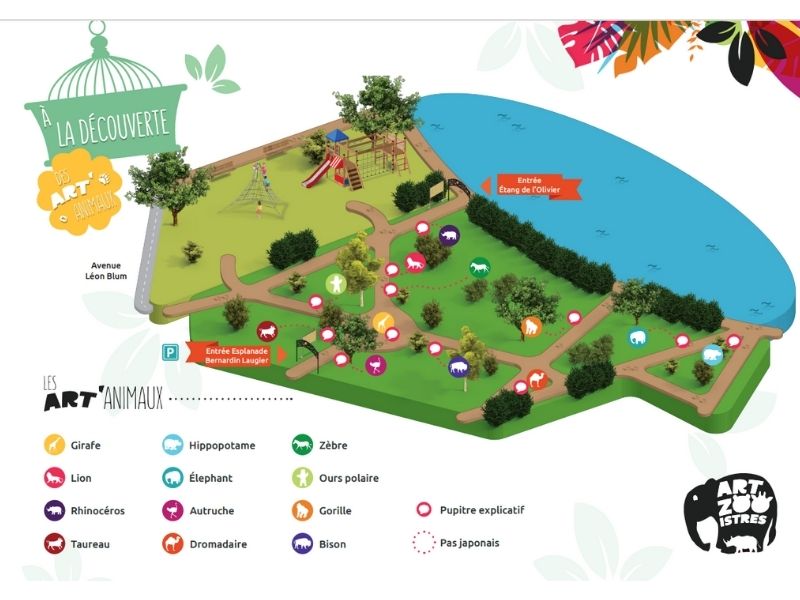 Art Zoo Istres plan