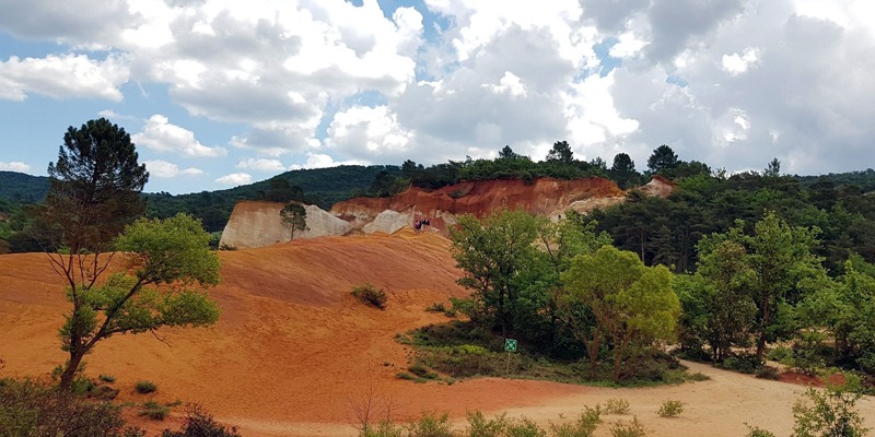 Le Colorado Provençal à Rustrel