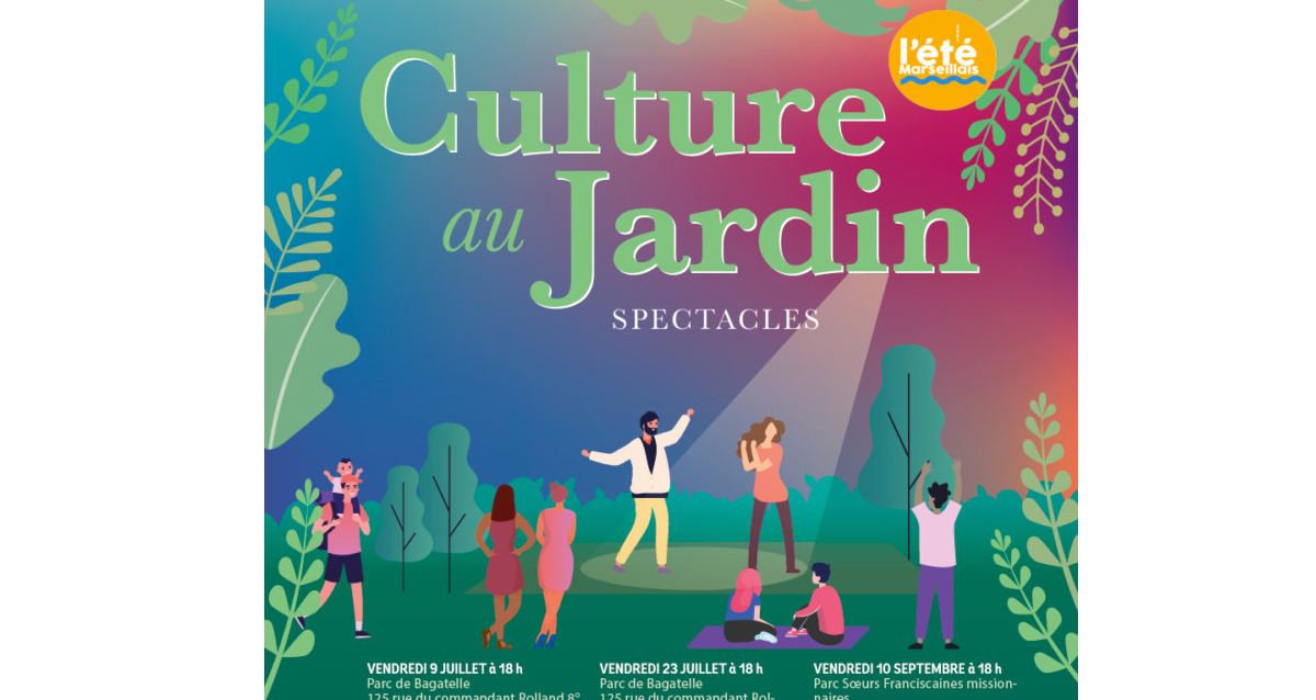 Culture au Jardin, spectacles gratuits à Marseille