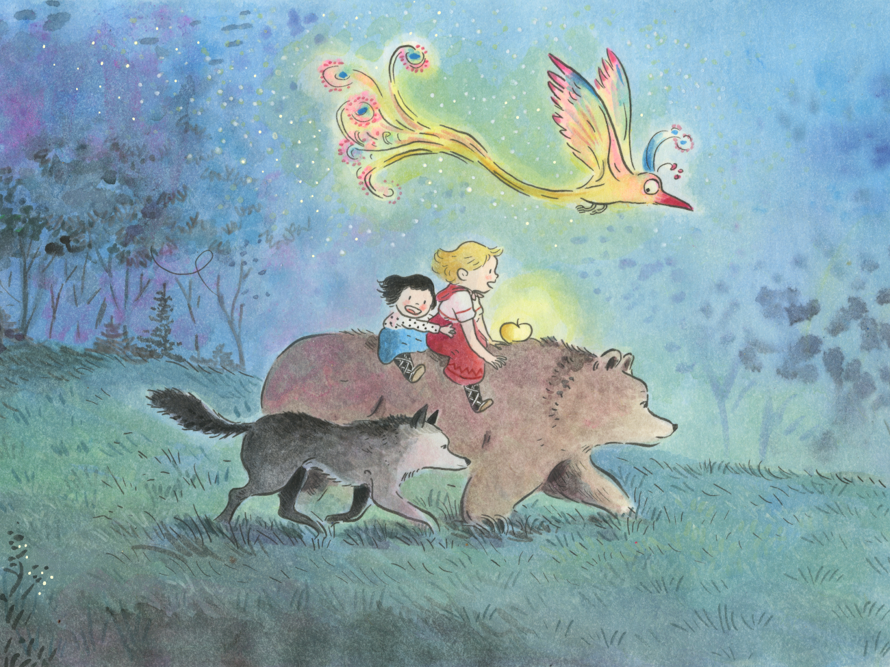 Le Petit Oiseau de feu Les animaux chantants