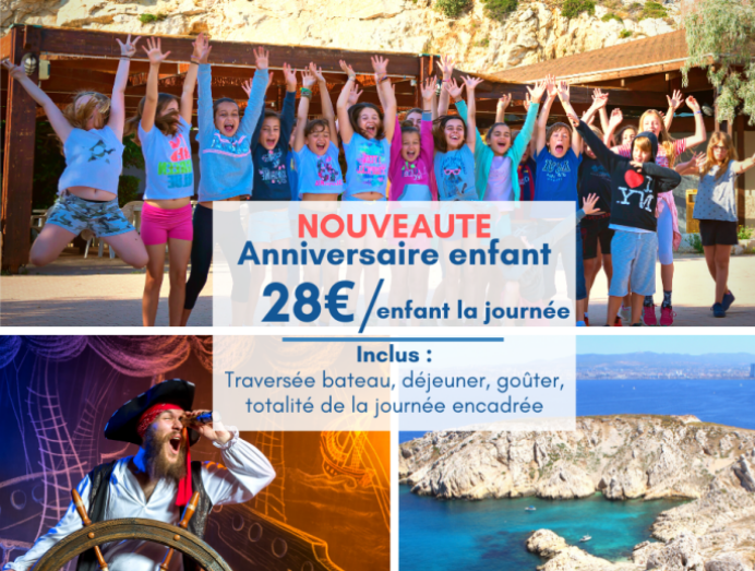 Anniversaire sur les iles du frioul