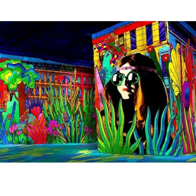 Visite des Carrières de lumière en famille
