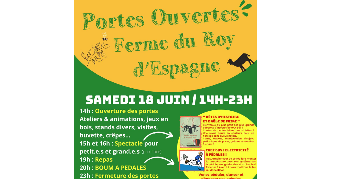 Portes ouvertes ferme du roy d'espagne