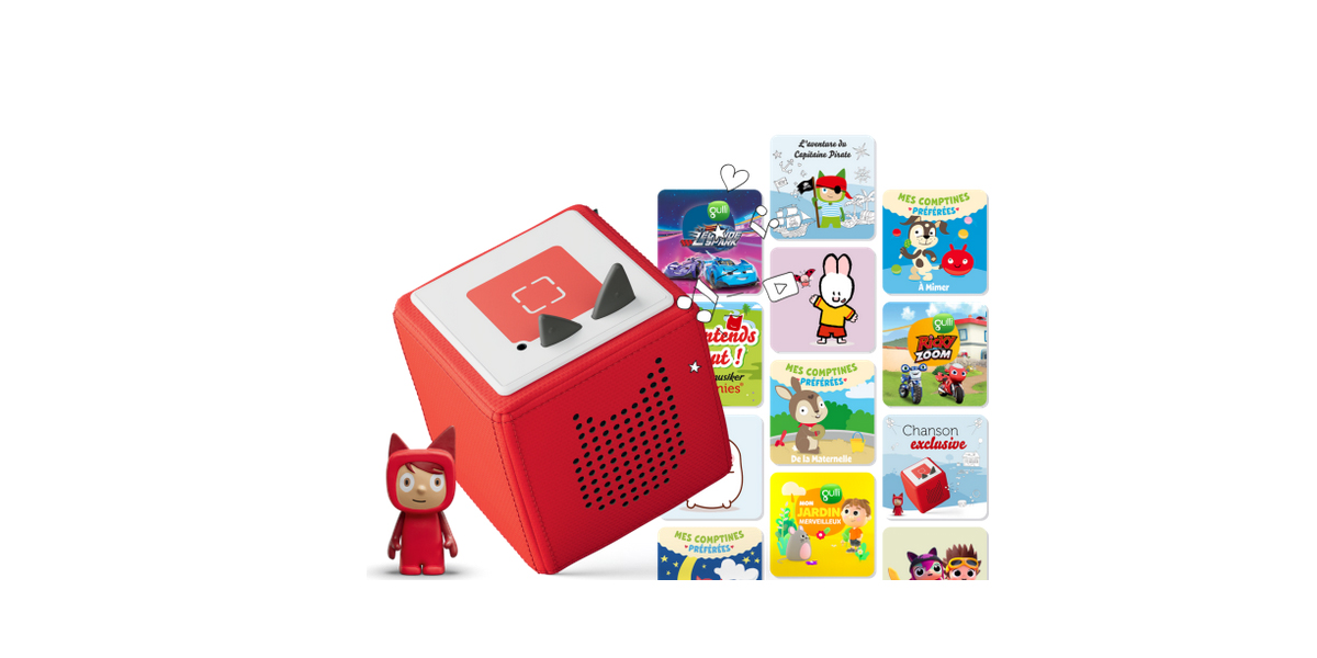 Qu'est ce que les enfants écoutent la boîte à histoire Toniebox ? 