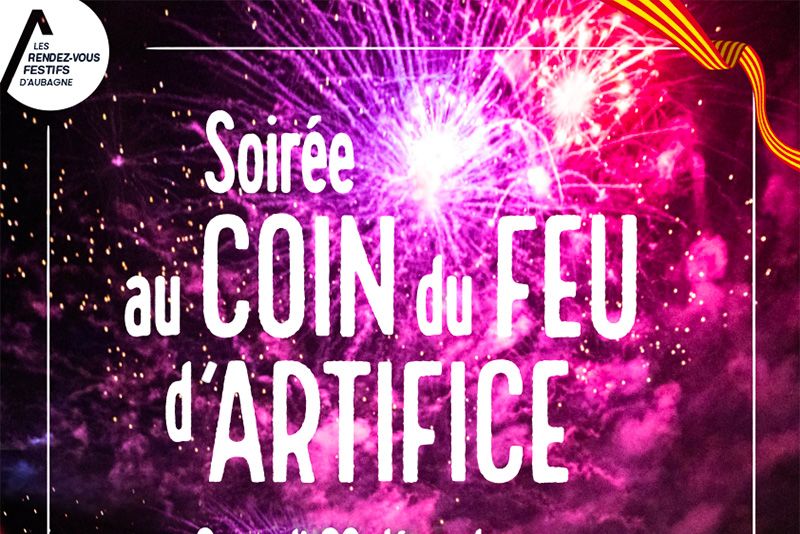 Feu d'artifice Noël à Aubagne
