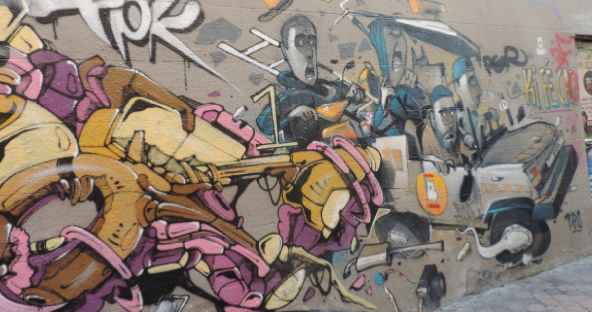 Visite street-art dans le quartier du cours Julien,