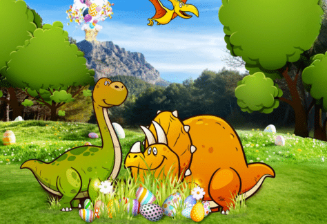 Grand chasse au oeufs de dinosaures au domaine de Roques-Hautes