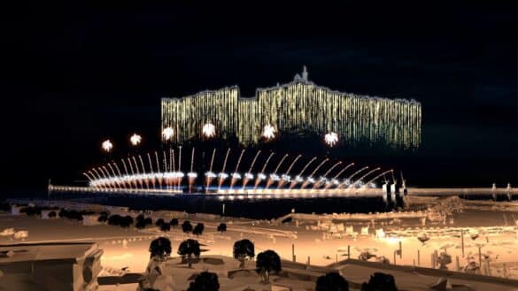 Spectacle de drones à Marseille