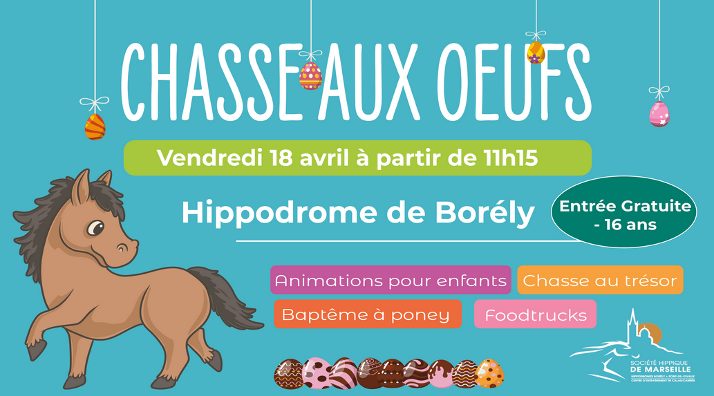 Pâques en famille à l'hippodrome de Marseille-Borély !