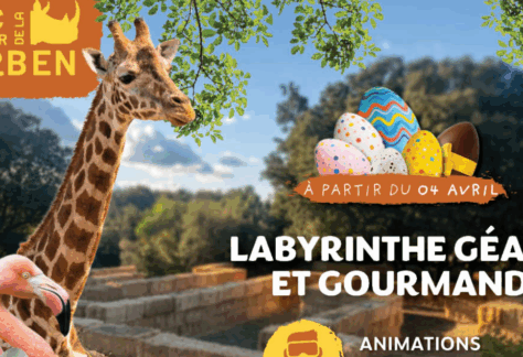 Chasse aux oeufs de Pâques au Zoo de la Barben