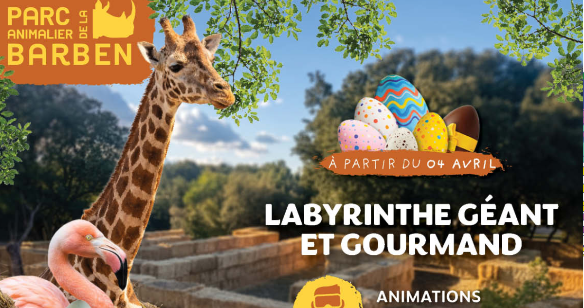 Chasse aux oeufs de Pâques au Zoo de la Barben