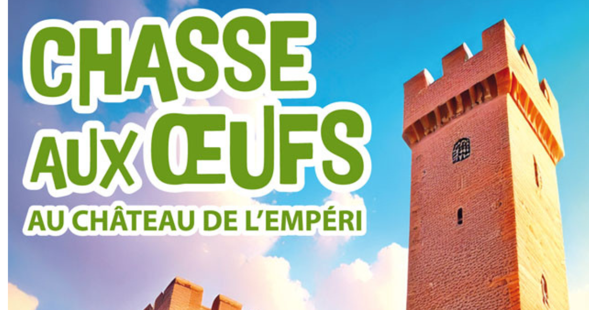 Chasse aux oeufs au château de l'Emperi