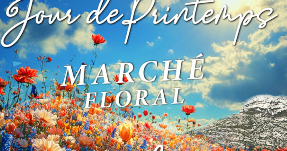 marché floral Aubagne