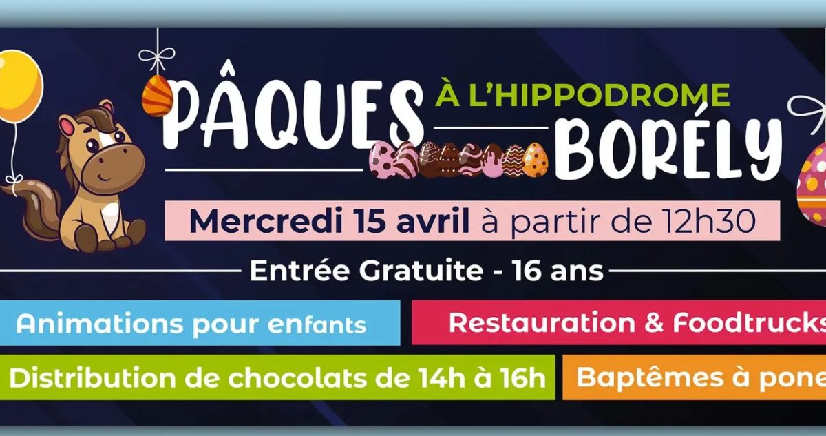 Chasse aux œufs à l'Hippodrome Borély