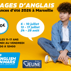 Stages d’anglais des vacances d'été 2026 (ados)