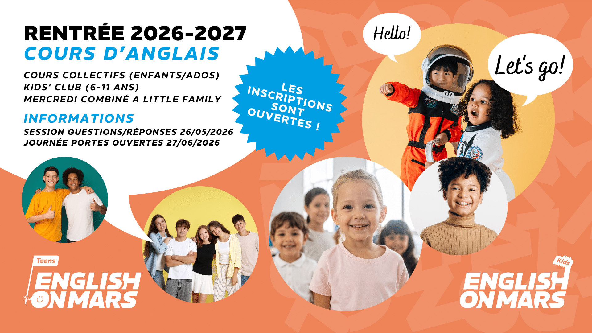 COURS COLLECTIFS INSCRIPTION 2026-2027