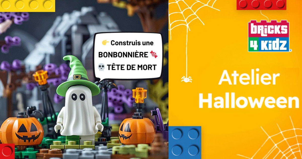 Atelier d'Halloween avec Bricks 4 Kidz