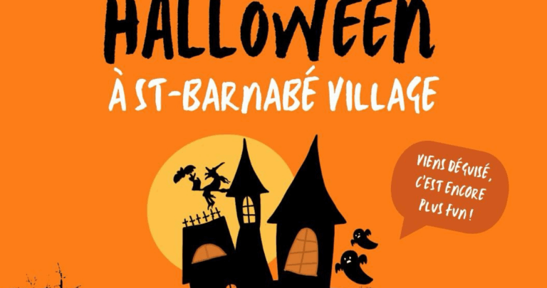 Halloween à St-Barnabé Village : bonbons, ateliers créatifs et manège pour les enfants déguisés