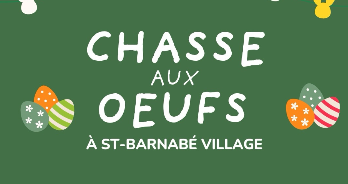 Chasse aux œufs, Pierre Lapin et poneys : Pâques en fête au centre commercial St-Barnabé Village