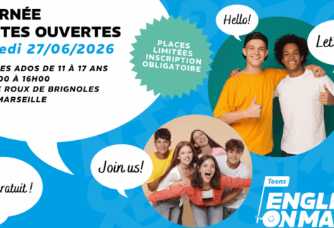 Journée Portes Ouvertes English on Mars pour les 11-17 ans