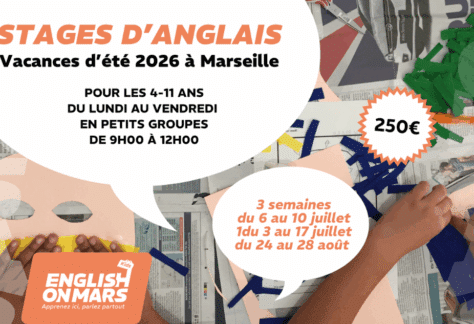 Stages d’anglais des vacances d’été pour les 4-11 ans