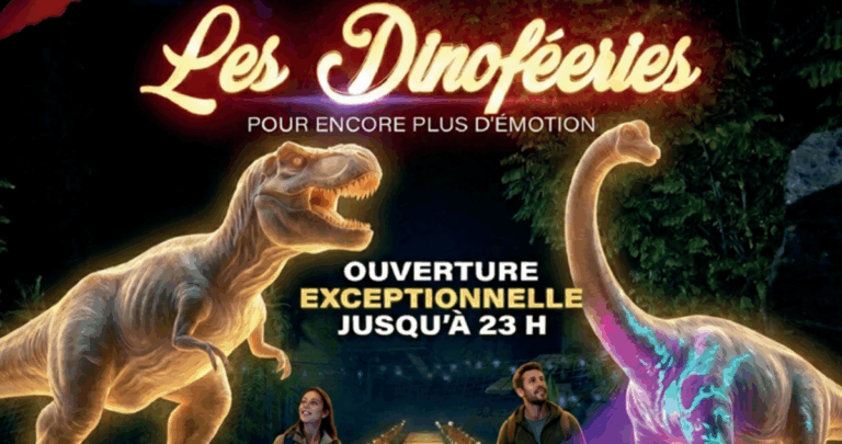 Les Dinoféeries à Dinopedia Parc Provence : une aventure nocturne en famille cet été