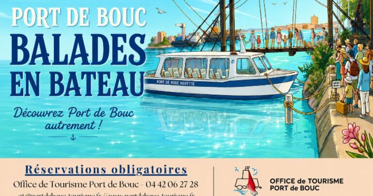 Balades en bateau depuis Port-de-Bouc : tout l’été, en famille sur la Méditerranée
