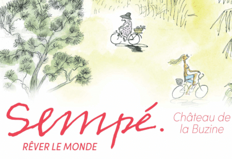 Exposition Sempé au Château de La Buzine : rêver le monde en famille